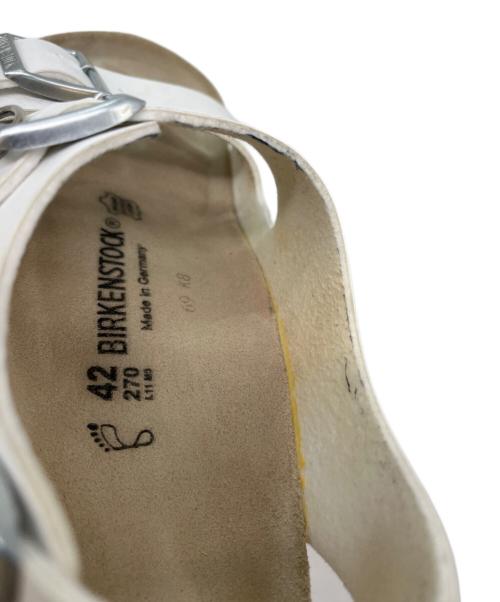 BIRKENSTOCK（ビルケンシュトック）BIRKENSTOCK (ビルケンシュトック) BIRKENSTOCK　サンダル ホワイト サイズ:27.0の古着・服飾アイテム