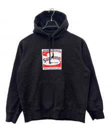SUPREME（シュプリーム）の古着「Supreme　21SS  ロゴプルオーバーパーカー」｜ブラック