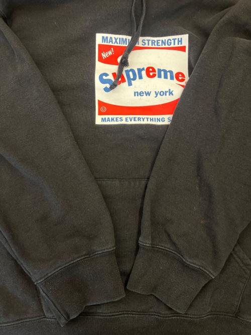 SUPREME（シュプリーム）SUPREME (シュプリーム) Supreme　21SS  ロゴプルオーバーパーカー ブラック サイズ:Mediumの古着・服飾アイテム