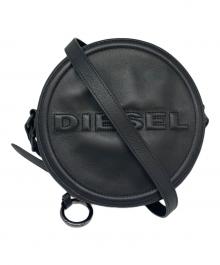 DIESEL（ディーゼル）の古着「DIESEL　ラウンドショルダーバッグ」｜ブラック