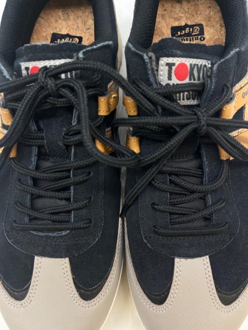 Onitsuka Tiger（オニツカタイガー）Onitsuka Tiger (オニツカタイガー) Onitsuka Tiger　DELEGATION EX　スニーカー ブラック×ベージュ サイズ:27.0の古着・服飾アイテム