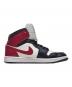中古・古着 NIKE (ナイキ) NIKE　Women's Air Jordan 1 Mid　ミッドカットスニーカー レッド×ホワイト サイズ:24：6000円