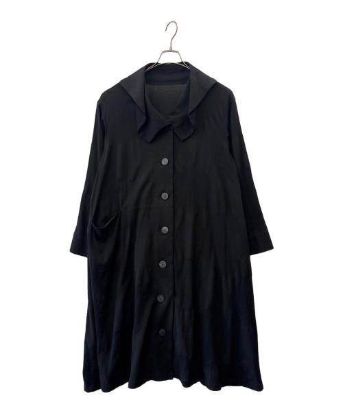 慈雨（ジウ）慈雨 (ジウ) 慈雨　長袖ワンピース ブラック サイズ:40の古着・服飾アイテム