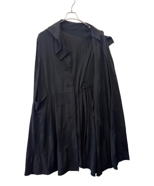 慈雨（ジウ）慈雨 (ジウ) 慈雨　長袖ワンピース ブラック サイズ:40の古着・服飾アイテム