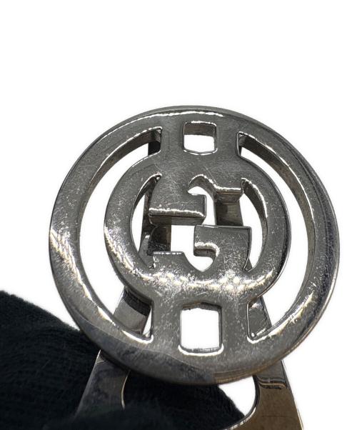 GUCCI（グッチ）GUCCI (グッチ) GUCCI　インターロッキングマネークリップ シルバーの古着・服飾アイテム