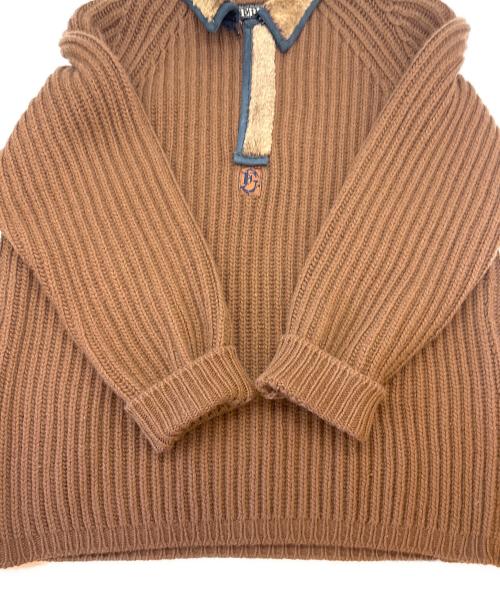 GIANFRANCO FERRE（ジャンフランコフェレ）GIANFRANCO FERRE (ジャンフランコフェレ) GIANFRANCO FERRE　厚手ニット ブラウン サイズ:50の古着・服飾アイテム