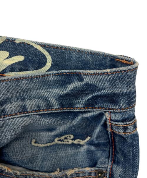 Ed Hardy（エド ハーディー）ED HARDY (エド ハーディー) ED HARDY 虎刺繍　ダメージデニムパンツ インディゴ サイズ:34 × 32の古着・服飾アイテム