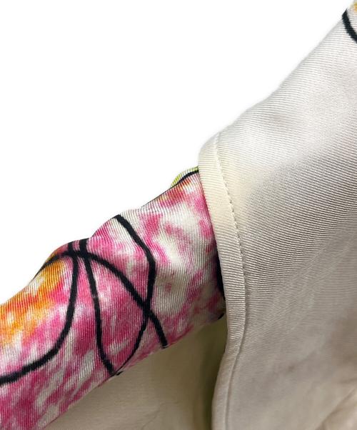 RASSVET（ラスベート）RASSVET (ラスベート) RASSVET　総柄　プリント半袖シャツ ホワイト サイズ:Lの古着・服飾アイテム