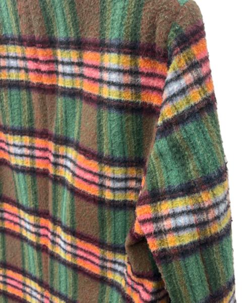 Altea（アルテア）altea (アルテア) altea　ウールジャケット グリーン×レッド サイズ:46の古着・服飾アイテム