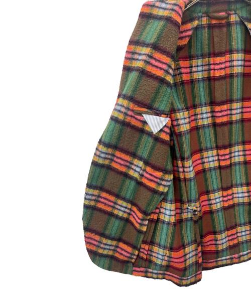 Altea（アルテア）altea (アルテア) altea　ウールジャケット グリーン×レッド サイズ:46の古着・服飾アイテム