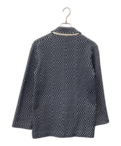 Altea（アルテア）Altea (アルテア) altea　ニットジャケット ネイビー×ホワイト サイズ:Sの古着・服飾アイテム