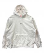 SUPREMEシュプリーム）の古着「Supreme　ロゴプルオーバーパーカー　アンダーラインロゴ」｜ホワイト