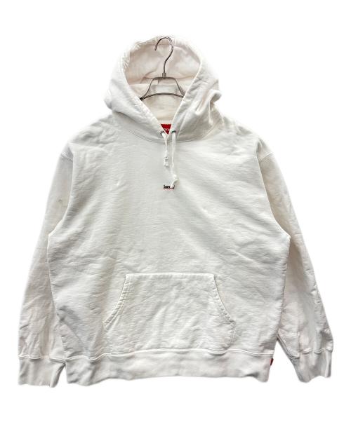 SUPREME（シュプリーム）SUPREME (シュプリーム) Supreme　ロゴプルオーバーパーカー　アンダーラインロゴ ホワイト サイズ:LARGEの古着・服飾アイテム
