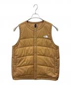 THE NORTH FACEザ ノース フェイス）の古着「THE NORTH FACE 　MEADOW WARM VEST　中綿ベスト」｜ブラウン
