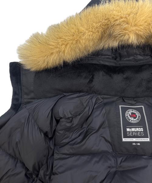 THE NORTH FACE（ザ ノース フェイス）THE NORTH FACE (ザ ノース フェイス) THE NORTH FACE　MCMURDO SERIES　ダウンジャケット ブラック サイズ:XSの古着・服飾アイテム