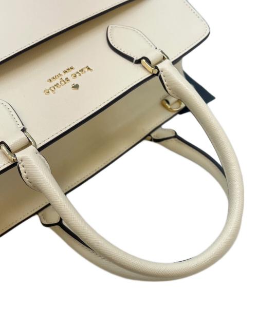 Kate Spade（ケイトスペード）Kate Spade (ケイトスペード) Kate Spade 　2WAYバッグ アイボリーの古着・服飾アイテム