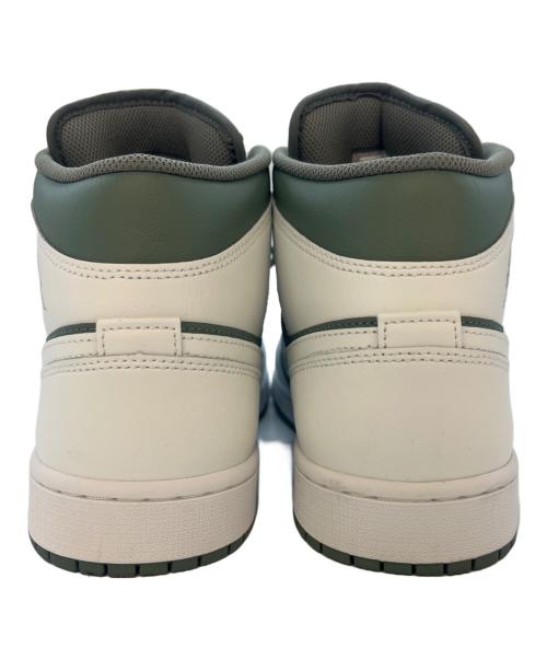 NIKE（ナイキ）NIKE (ナイキ) NIKE  Air Jordan 1 Mid  ハイカットスニーカー ホワイト×グリーン サイズ:30.0の古着・服飾アイテム