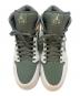 NIKE (ナイキ) NIKE  Air Jordan 1 Mid  ハイカットスニーカー ホワイト×グリーン サイズ:30.0：10000円