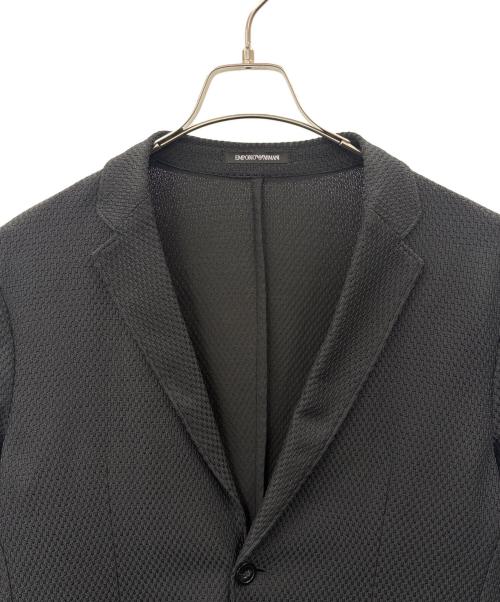 EMPORIO ARMANI（エンポリオ アルマーニ）EMPORIO ARMANI (エンポリオ アルマーニ) EMPORIO ARMANI　テーラードジャケット ブラック サイズ:50の古着・服飾アイテム