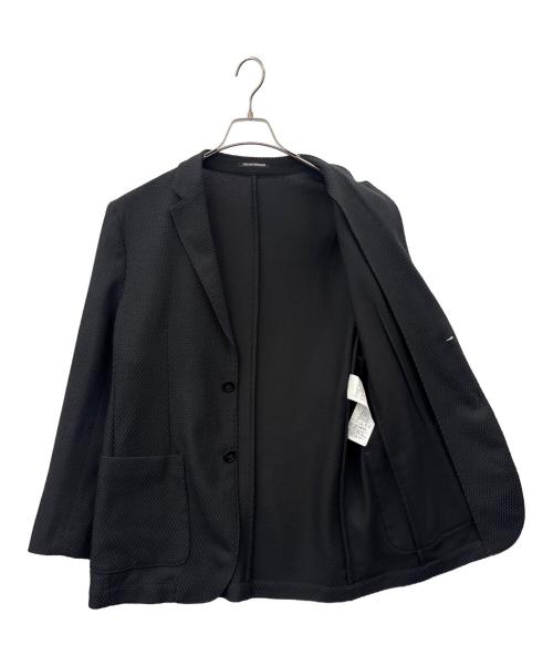 EMPORIO ARMANI（エンポリオ アルマーニ）EMPORIO ARMANI (エンポリオ アルマーニ) EMPORIO ARMANI　テーラードジャケット ブラック サイズ:50の古着・服飾アイテム