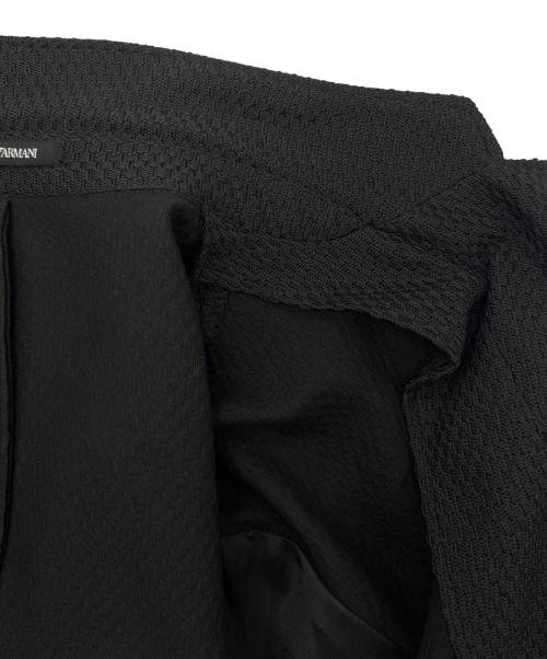EMPORIO ARMANI（エンポリオ アルマーニ）EMPORIO ARMANI (エンポリオ アルマーニ) EMPORIO ARMANI　テーラードジャケット ブラック サイズ:50の古着・服飾アイテム