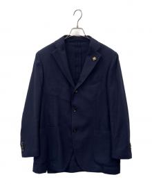LARDINI（ラルディーニ）の古着「LARDINI　ジャケット」｜ネイビー