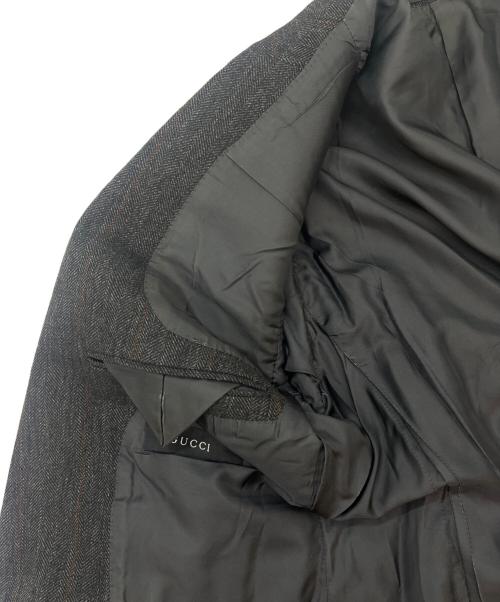 GUCCI（グッチ）GUCCI (グッチ) GUCCI　セットアップスーツ グレー サイズ:48Rの古着・服飾アイテム