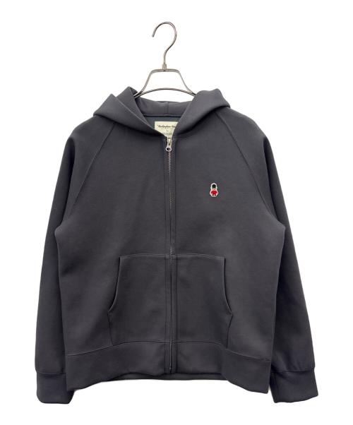 MACKINTOSH PHILOSOPHY（マッキントッシュ フィロソフィー）MACKINTOSH PHILOSOPHY (マッキントッシュ フィロソフィー) MACKINTOSH PHILOSOPHY　バッキンガムベア ダンボールパーカー　ジップパーカー グレー サイズ:38の古着・服飾アイテム