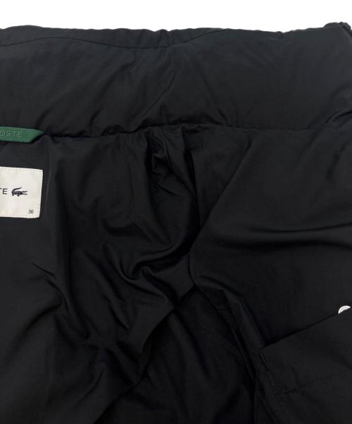 LACOSTE（ラコステ）LACOSTE (ラコステ) LACOSTE　ダウンジャケット ブラック サイズ:36の古着・服飾アイテム