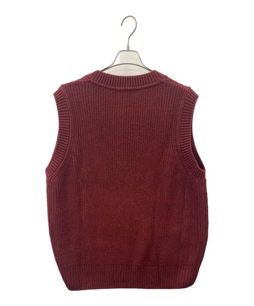 adidas Originals（アディダスオリジナル）adidas Originals (アディダスオリジナル) adidas originals　ニットベスト レッド サイズ:J 2XLの古着・服飾アイテム