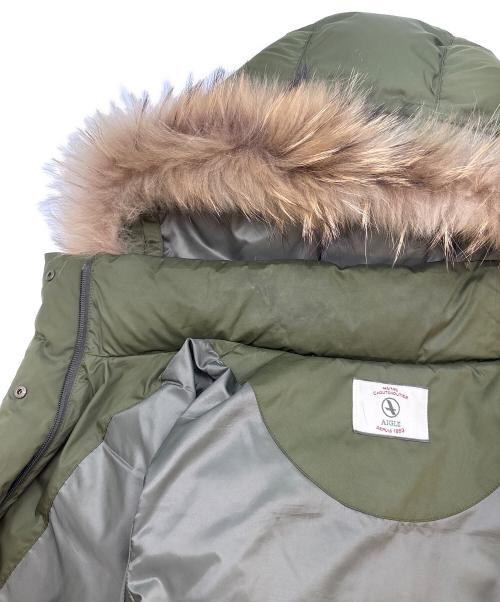 AIGLE（エーグル）AIGLE (エーグル) AIGLE　ダウンコート カーキ サイズ:Mの古着・服飾アイテム