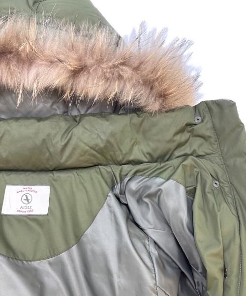 AIGLE（エーグル）AIGLE (エーグル) AIGLE　ダウンコート カーキ サイズ:Mの古着・服飾アイテム