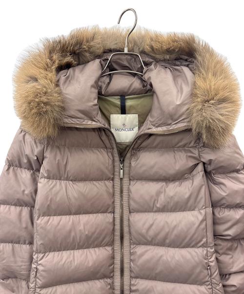 MONCLER（モンクレール）MONCLER (モンクレール) MONCLER　ダウンコート ベージュの古着・服飾アイテム