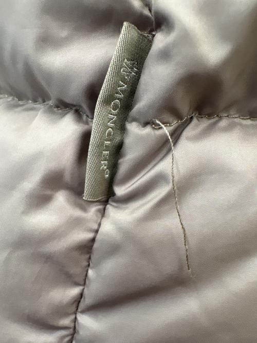 MONCLER（モンクレール）MONCLER (モンクレール) MONCLER　ダウンコート ベージュの古着・服飾アイテム