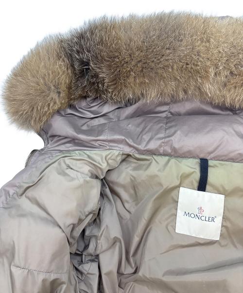 MONCLER（モンクレール）MONCLER (モンクレール) MONCLER　ダウンコート ベージュの古着・服飾アイテム
