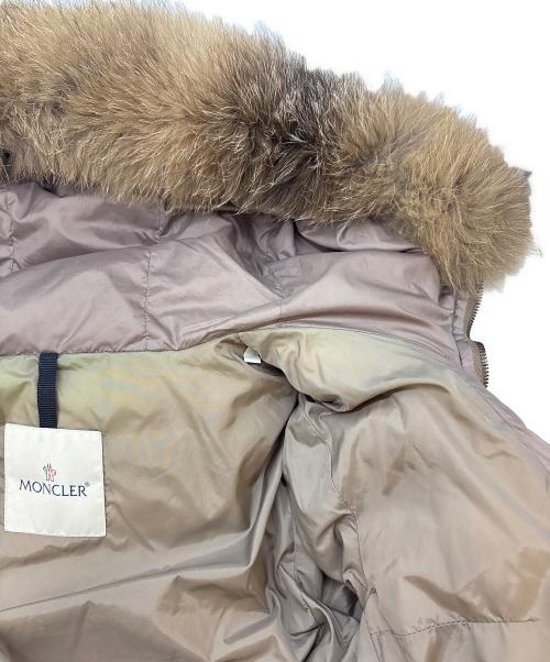 MONCLER（モンクレール）MONCLER (モンクレール) MONCLER　ダウンコート ベージュの古着・服飾アイテム