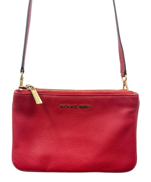 MICHAEL KORS（マイケルコース）MICHAEL KORS (マイケルコース) MICHAEL KORS　ショルダーバッグ レッドの古着・服飾アイテム