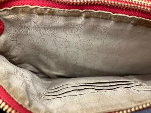 MICHAEL KORS（マイケルコース）MICHAEL KORS (マイケルコース) MICHAEL KORS　ショルダーバッグ レッドの古着・服飾アイテム