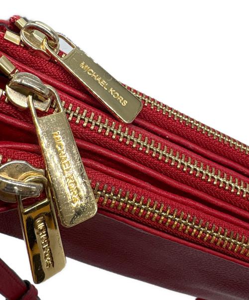 MICHAEL KORS（マイケルコース）MICHAEL KORS (マイケルコース) MICHAEL KORS　ショルダーバッグ レッドの古着・服飾アイテム
