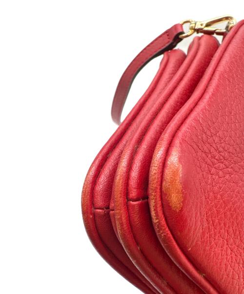 MICHAEL KORS（マイケルコース）MICHAEL KORS (マイケルコース) MICHAEL KORS　ショルダーバッグ レッドの古着・服飾アイテム