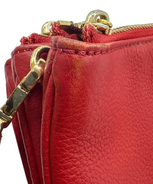 MICHAEL KORS（マイケルコース）MICHAEL KORS (マイケルコース) MICHAEL KORS　ショルダーバッグ レッドの古着・服飾アイテム