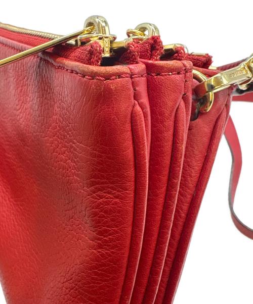 MICHAEL KORS（マイケルコース）MICHAEL KORS (マイケルコース) MICHAEL KORS　ショルダーバッグ レッドの古着・服飾アイテム
