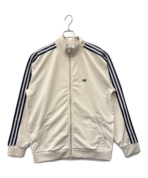 adidas（アディダス）adidas (アディダス) adidas　ベッケンバウアートラックジャケット ベージュ サイズ:Lの古着・服飾アイテム