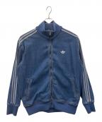 adidasアディダス）の古着「adidas　デニムファイヤーバード トラックトップ」｜インディゴ