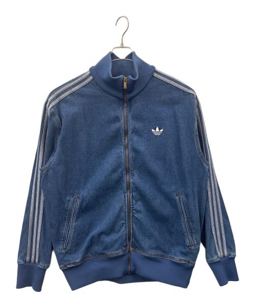 adidas（アディダス）adidas (アディダス) adidas　デニムファイヤーバード トラックトップ インディゴ サイズ:2XLの古着・服飾アイテム