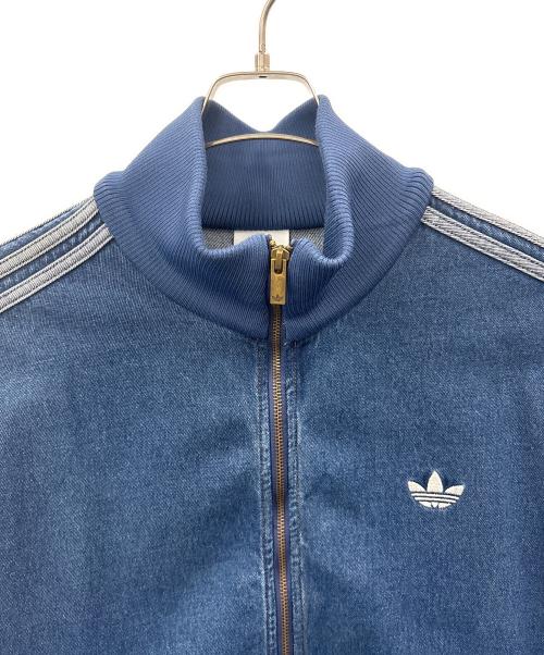 adidas（アディダス）adidas (アディダス) adidas　デニムファイヤーバード トラックトップ インディゴ サイズ:2XLの古着・服飾アイテム