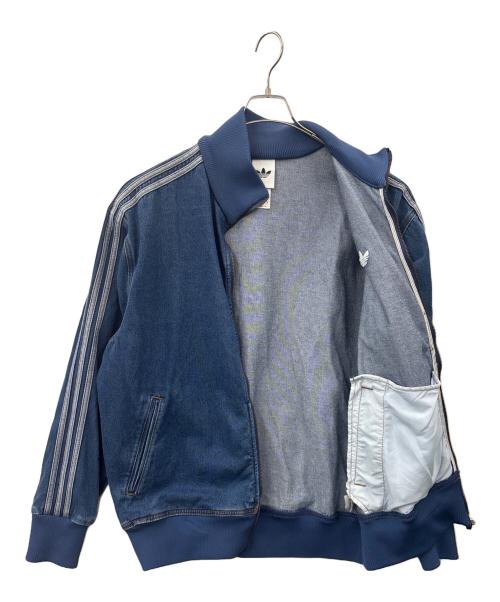 adidas（アディダス）adidas (アディダス) adidas　デニムファイヤーバード トラックトップ インディゴ サイズ:2XLの古着・服飾アイテム