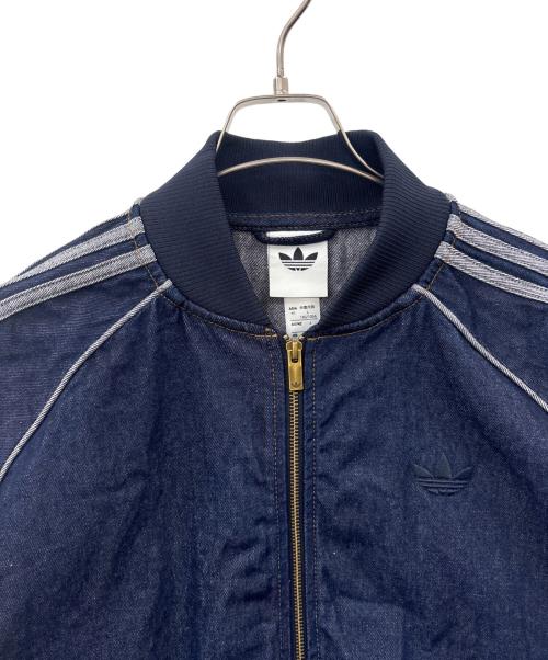 adidas（アディダス）adidas (アディダス) adidas　アディカラーデニムトラックトップ インディゴ サイズ:XLの古着・服飾アイテム