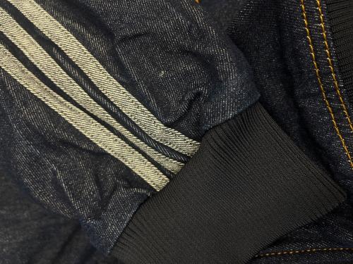 adidas（アディダス）adidas (アディダス) adidas　アディカラーデニムトラックトップ インディゴ サイズ:XLの古着・服飾アイテム