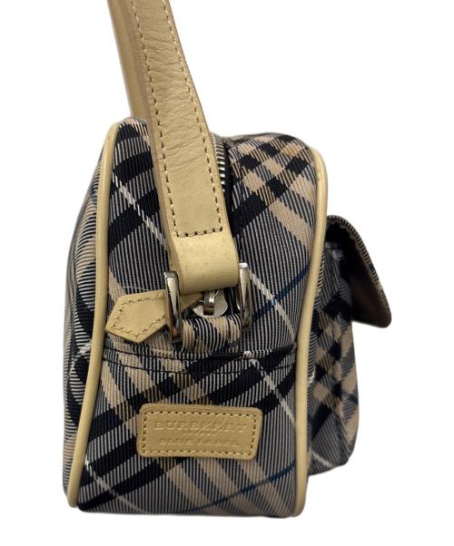 BURBERRY BLUE LABEL（バーバリー ブルー レーベル）BURBERRY BLUE LABEL (バーバリー ブルー レーベル) BURBERRY BLUE LABEL　ショルダーバッグ ベージュ×グレーの古着・服飾アイテム